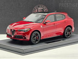 BBR 2016 Alfa Romeo Stelvio Quadrifoglio Q4 Rosso Competizione Red 1:18 - Ex-display