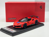 LookSmart 2024 Ferrari SF90 XX Spider Matte Red w Blue Trims 1:43 Scale - New
