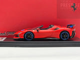LookSmart 2024 Ferrari SF90 XX Spider Matte Red w Blue Trims 1:43 Scale - New