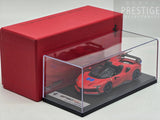 LookSmart 2024 Ferrari SF90 XX Spider Matte Red w Blue Trims 1:43 Scale - New