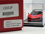 LookSmart 2024 Ferrari SF90 XX Spider Matte Red w Blue Trims 1:43 Scale - New