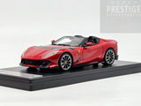 LookSmart 2021 Ferrari 812 Competizione A Construction Rosso Corsa Red 1:43 - New
