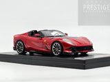 LookSmart 2021 Ferrari 812 Competizione A Construction Rosso Corsa Red 1:43 - New