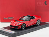 LookSmart 2021 Ferrari 812 Competizione A Construction Rosso Corsa Red 1:43 - New