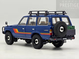 Kyosho Toyota Landcruiser 60 Series w ARB Parts Blue w Stripes 1:18 - New