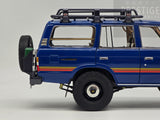 Kyosho Toyota Landcruiser 60 Series w ARB Parts Blue w Stripes 1:18 - New