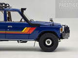 Kyosho Toyota Landcruiser 60 Series w ARB Parts Blue w Stripes 1:18 - New