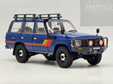 Kyosho Toyota Landcruiser 60 Series w ARB Parts Blue w Stripes 1:18 - New