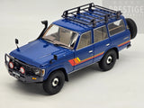 Kyosho Toyota Landcruiser 60 Series w ARB Parts Blue w Stripes 1:18 - New