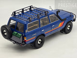 Kyosho Toyota Landcruiser 60 Series w ARB Parts Blue w Stripes 1:18 - New