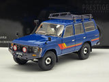 Kyosho Toyota Landcruiser 60 Series w ARB Parts Blue w Stripes 1:18 - New