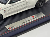 Make Up / IDEA 2021 Nissan Skyline GT-R BNR34 V-Spec N1 Mine's White 1:18 - As New