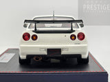 Make Up / IDEA 2021 Nissan Skyline GT-R BNR34 V-Spec N1 Mine's White 1:18 - As New