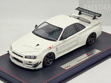Make Up / IDEA 2021 Nissan Skyline GT-R BNR34 V-Spec N1 Mine's White 1:18 - As New
