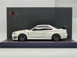 Make Up / IDEA 2021 Nissan Skyline GT-R BNR34 V-Spec N1 Mine's White 1:18 - As New