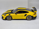 GT Spirit 2018 Porsche 911 GT2 RS Weissach Package (991.2) Racing Yellow 1:12 LARGE - New