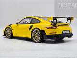 GT Spirit 2018 Porsche 911 GT2 RS Weissach Package (991.2) Racing Yellow 1:12 LARGE - New