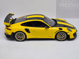 GT Spirit 2018 Porsche 911 GT2 RS Weissach Package (991.2) Racing Yellow 1:12 LARGE - New