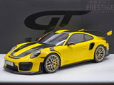 GT Spirit 2018 Porsche 911 GT2 RS Weissach Package (991.2) Racing Yellow 1:12 LARGE - New