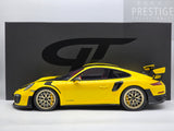 GT Spirit 2018 Porsche 911 GT2 RS Weissach Package (991.2) Racing Yellow 1:12 LARGE - New