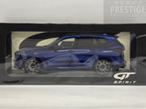 GT Spirit 2023 BMW X5 M Competition F95 Marina Bay Blue Metallic GT967 1:18 - New
