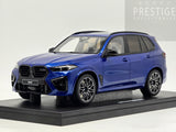 GT Spirit 2023 BMW X5 M Competition F95 Marina Bay Blue Metallic GT967 1:18 - New