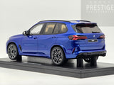 GT Spirit 2023 BMW X5 M Competition F95 Marina Bay Blue Metallic GT967 1:18 - New