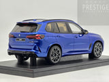 GT Spirit 2023 BMW X5 M Competition F95 Marina Bay Blue Metallic GT967 1:18 - New