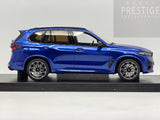 GT Spirit 2023 BMW X5 M Competition F95 Marina Bay Blue Metallic GT967 1:18 - New