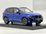 GT Spirit 2023 BMW X5 M Competition F95 Marina Bay Blue Metallic GT967 1:18 - New