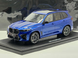 GT Spirit 2023 BMW X5 M Competition F95 Marina Bay Blue Metallic GT967 1:18 - New