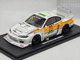 GT Spirit 2021 Nissan S15 Silvia LB Super Silhouette #23 White/Yellow 1:18 - New