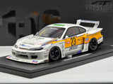 GT Spirit 2021 Nissan S15 Silvia LB Super Silhouette #23 White/Yellow 1:18 - New
