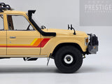 Kyosho Toyota Landcruiser 60 Series w ARB Parts Beige w Stripes 1:18 - New