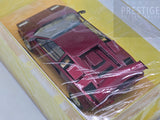 Make Up / IDEA 1985 Lamborghini Countach LP5000 QV w Rear Wing Metallic Red 1:18 - New