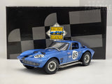 Exoto 1963 Chevrolet Corvette Grand Sport Coupe #65 Nassau Pabst & Cannon 1:18 - Used