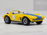 Exoto 1964 Chevrolet Corvette Grand Sport Roadster Presentation Yellow 1:18 - Preowned