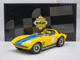Exoto 1964 Chevrolet Corvette Grand Sport Roadster Presentation Yellow 1:18 - Preowned