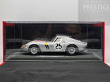 BBR 1963 Ferrari 250 GTO 24hr Le Mans Elde Pierre Dumay #25 Silver 12/90 1:18 - NOS