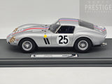 BBR 1963 Ferrari 250 GTO 24hr Le Mans Elde Pierre Dumay #25 Silver 12/90 1:18 - NOS