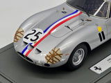 BBR 1963 Ferrari 250 GTO 24hr Le Mans Elde Pierre Dumay #25 Silver 12/90 1:18 - NOS