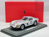 BBR 1963 Ferrari 250 GTO 24hr Le Mans Elde Pierre Dumay #25 Silver 12/90 1:18 - NOS