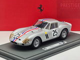 BBR 1963 Ferrari 250 GTO 24hr Le Mans Elde Pierre Dumay #25 Silver 12/90 1:18 - NOS