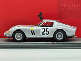 BBR 1963 Ferrari 250 GTO 24hr Le Mans Elde Pierre Dumay #25 Silver 12/90 1:18 - NOS
