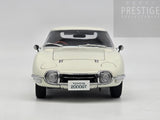 AUTOart Millennium 1967 Toyota 2000 GT Coupe White 79546 White 1:!8 - Pre-owned