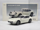 AUTOart Millennium 1967 Toyota 2000 GT Coupe White 79546 White 1:!8 - Pre-owned