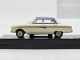 TRAX 1960 Ford XK Falcon Sedan Lightning Bolt White / Blue TR26K 1:43 - Used