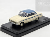 TRAX 1960 Ford XK Falcon Sedan Lightning Bolt White / Blue TR26K 1:43 - Used
