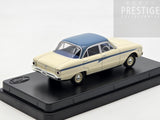 TRAX 1960 Ford XK Falcon Sedan Lightning Bolt White / Blue TR26K 1:43 - Used