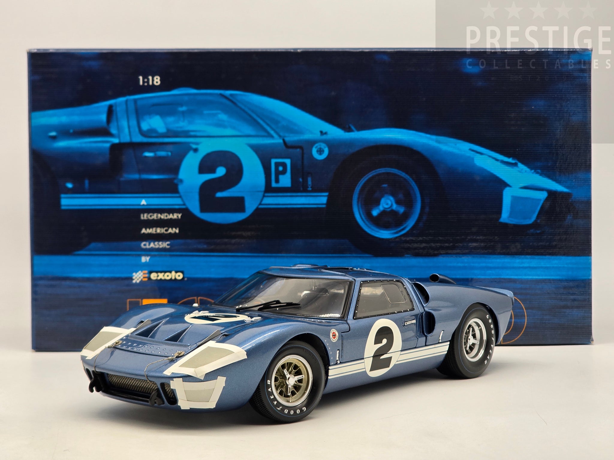 1/18 エグゾト(EXOTO)フォードGT40 MK Ⅱ 1:18 Exoto Ford GT40 MKII Repair and Review! - YouTube